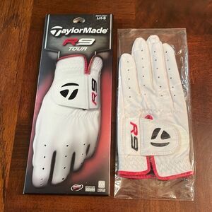 Mens Taylormade Left Hand Small Golf Glove NEW R9 Tour Cabretta Leather